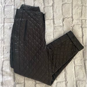 Rag & Bone Woodstock Quilted Black Leather Pants